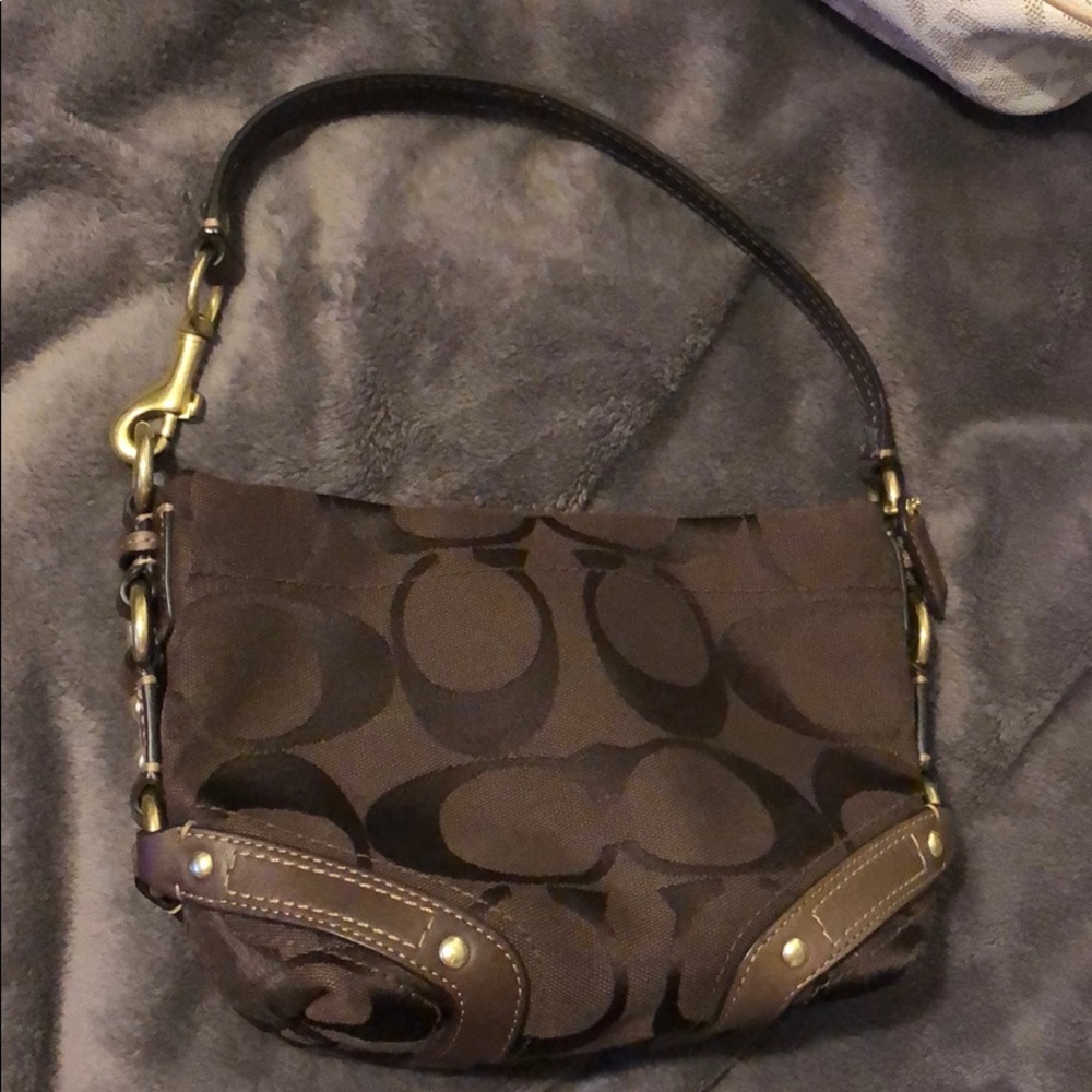 Brown Coach small purse